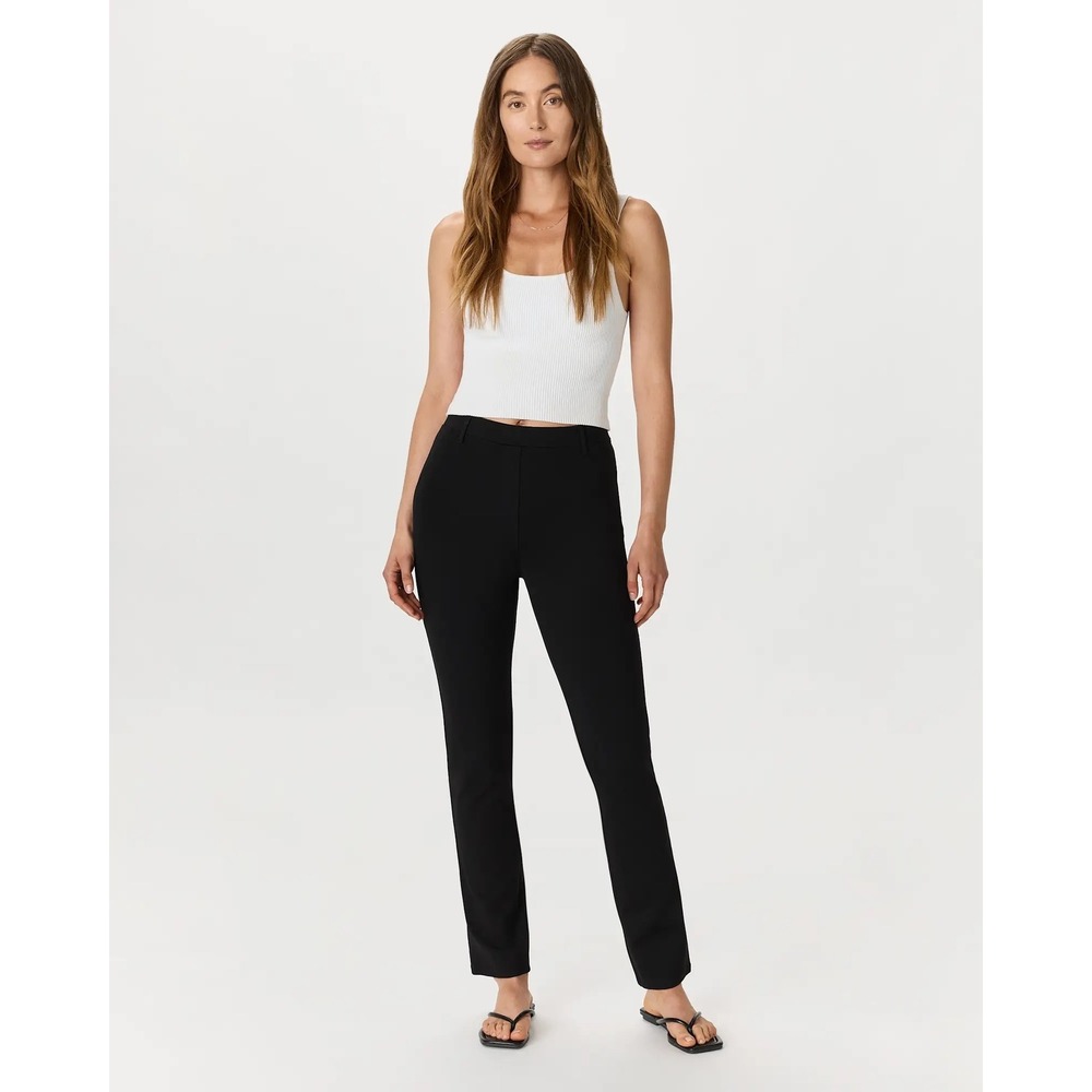 Quince Women's Ultra-Stretch Ponte Straight Leg Business Pants in Black Sz M‎